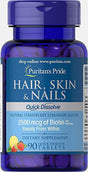 Quick Dissolve Hair Skin Nails