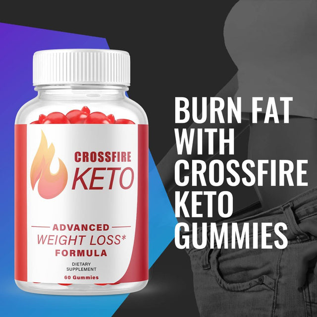 (2 Pack) Crossfire Keto ACV Gummies - Supplement for Weight Loss - Energy & Focus Boosting Dietary Supplements for Weight Management & Metabolism - Fat Burn - 120 Gummies