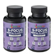 Herbacap 5-Focus Mental Clarity Supplement (Pack of 2) for All Ages of Men & Women, Multivitamin Supplement for Boost Memory & Concentration, Enhance Cognitive & Brain Health