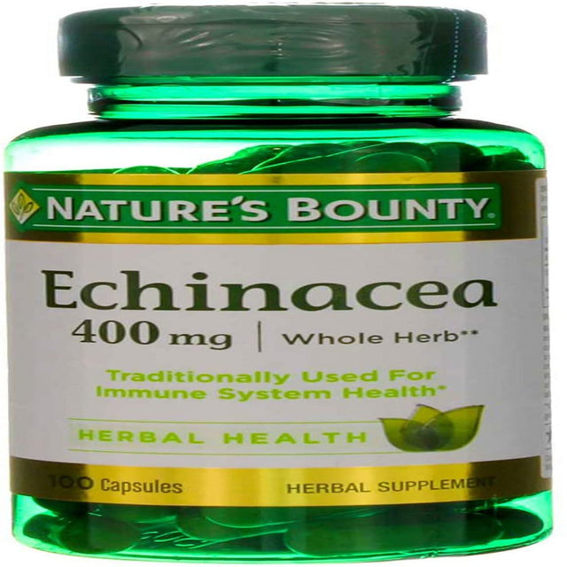 Nature'S Bounty Echinacea 400 Mg Capsules 100 Ea (Pack of 2)