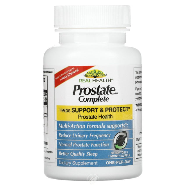 (2 Pack) Real Health Laboratories Prostate Complete One-Per-Day Dietary Supplement, 30 Co