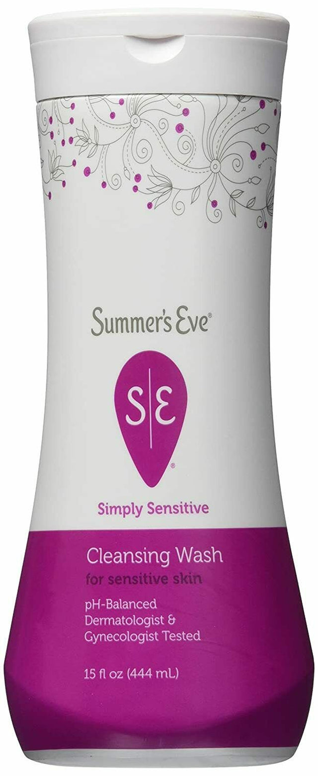 Summer'S Eve Feminine Wash Sensitive Skin 15 Oz (Pack of 6)