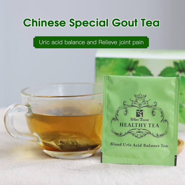 Wins Town Blood Uric Acid Balance Tea, Promote Purine Metabolism Gout Tea, 20 Teabags