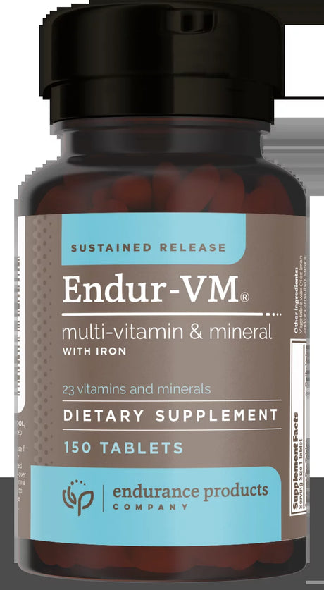 Endurance Products ENDUR -VM with Iron, Daily Multi-Vitamin for Women - Vitamins A, C, D, E, B12, Calcium & Zinc for Immune Health Support & More - 150 Tablets