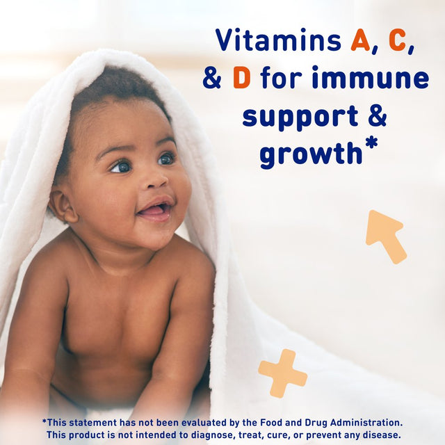 Enfamil Tri-Vi-Sol Vitamin A, C & D Multi-Vitamin Drops for Infants, Supports Growth & Immune Health, 50 Ml Dropper Bottle