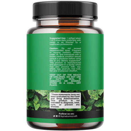 Pure Wild Oregano Oil Softgels - Oil of Oregano Softgels for Immune Support Heart Health and Upset Stomach - Soluble Fiber Antioxidant Supplement Softgels for Bone Health and Daily Energy Boost