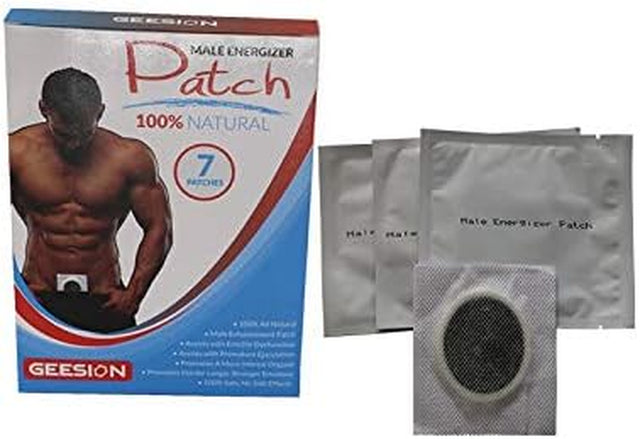 Bigger Penis Harder and Longer Lasting Erections Advanced Male Energizer Transdermal Patch Technology Herbal 100% Natural 7 Patches