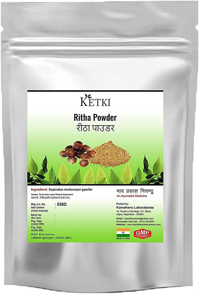 Ketki Ritha Powder 250Gm (Sapindus Mukorossi Gaertin)