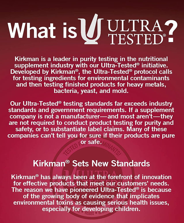 Kirkman - Acetyl L-Carnitine 250 Mg - 90 Capsules - Supports Sustained Cellular Energy Production - Hypoallergenic