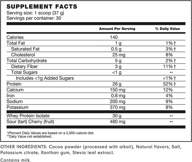 LADDER Whey Protein Powder, 26G Protein for Muscle Gain, 7G Bcaas, 14G Eaas, No Artificial Sweeteners, NSF Certified Supplements (Chocolate, 30 Serving Bag)