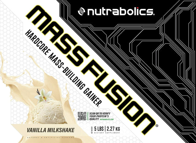 Mass Fusion (Mass Building Gainer) Vanilla Shake 5 Lb