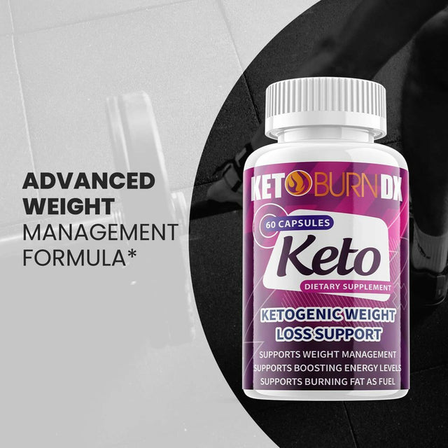 (3 Pack) Keto Burn DX - Supplement for Weight Loss - Energy & Focus Boosting Dietary Supplements for Weight Management & Metabolism - Advanced Fat Burn Raspberry Ketones Pills - 180 Capsules