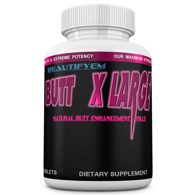 BUTT X LARGE V-2 Pills with Added Multivitamin and Amino Acids to Boost the Results. (Not a Cream) 60 Tablets