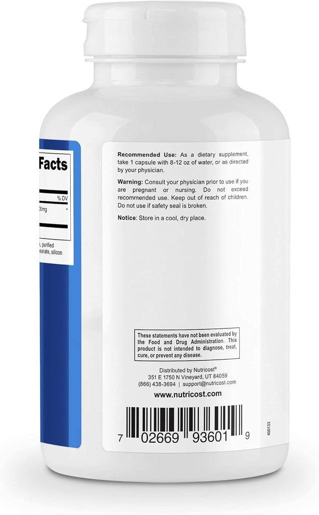 Nutricost Alpha Lipoic Acid 600Mg, 240 Caps & Acetyl L-Carnitine 500Mg, 180 Caps