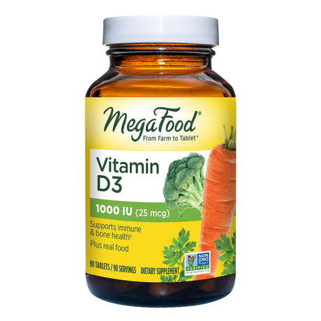 Megafood - Vitamin D3 1000 IU - 90 Tablets