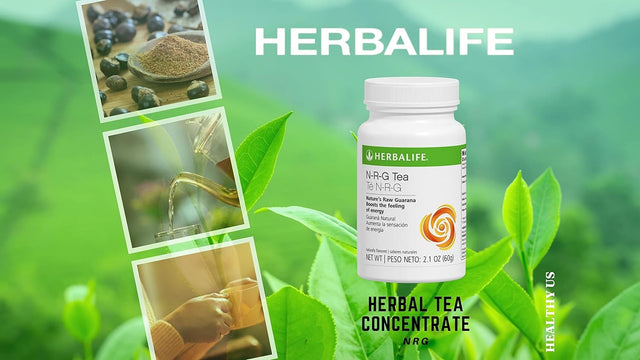 Herbalife N-R-G Nature'S Raw Guarana Tea: Nature'S Raw Guarana (2.1 Oz) Boosts the Feeling of Energy, Naturally Flavored, Instant, 0 Calories