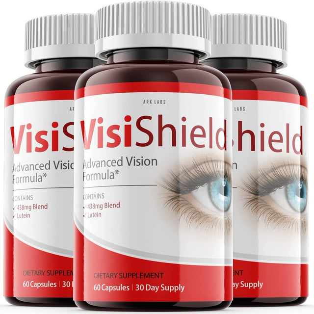 (3 Pack) Visishield - New Advanced Revolutionary Vision Matrix Formula - Supports Healthy Vision - Supplement for Eyes Sight - 180 Capsules