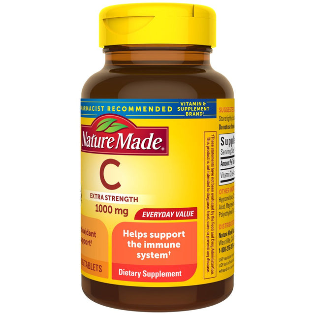 Nature Made Extra Strength Vitamin C 1000 Mg Tablets, Dietary Supplement, 105 Count