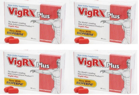 Vigrx plus - 4 Month Supply - 60 Capsules; Oral Herbal Supplement