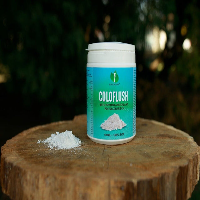 For Long Life Coloflush - Gentle Intestinal Cleansing Supplement with Polysaccharide Prebiotic Fiber for Optimal Digestive Health