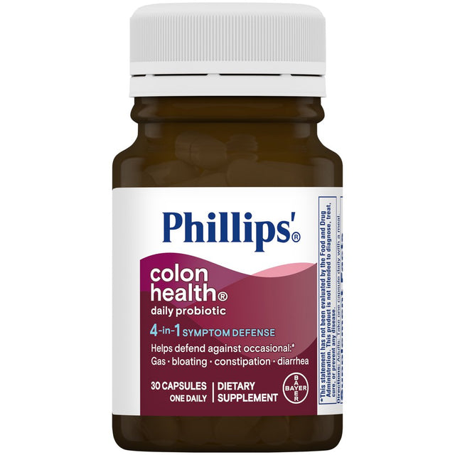 Phillips Daily Probiotics for Women and Men, One Month Supply, 30 Count