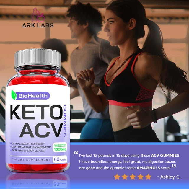 (5 Pack) Biohealth Keto ACV Gummies -Apple Cider Vinegar Supplement for Weight Loss - Energy & Focus Boosting Dietary Supplements for Weight Management & Metabolism - Fat Burn - 300 Gummies