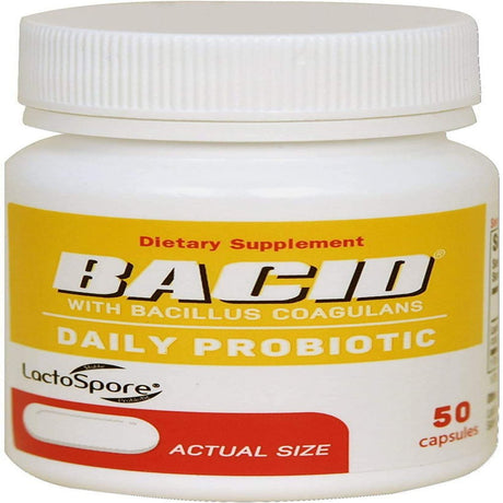 Bacid Daily Probiotic Dietary Supplement for Digestive Health, - (Pack of 3)