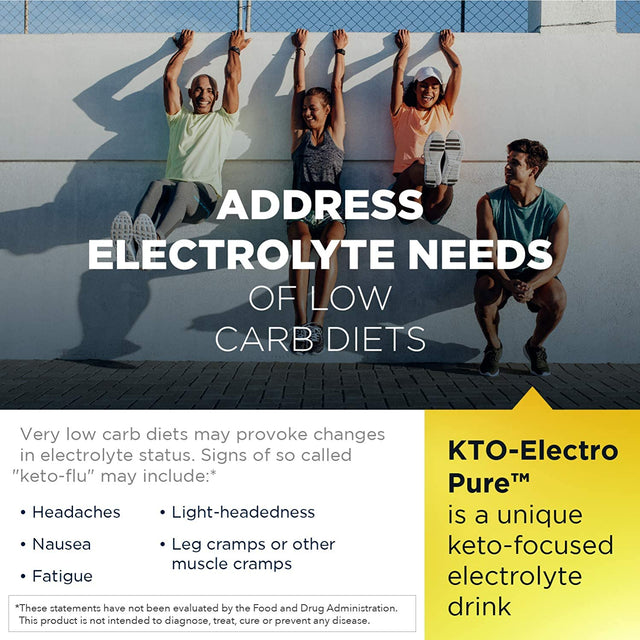 Designs for Health Kto-Electropure Electrolyte Liquid - Keto Electrolytes Supplement - Hydration Drink Mix with Magnesium, Potassium and Sodium - Non-Gmo + Sugar Free (40 Servings / 4.1Oz)