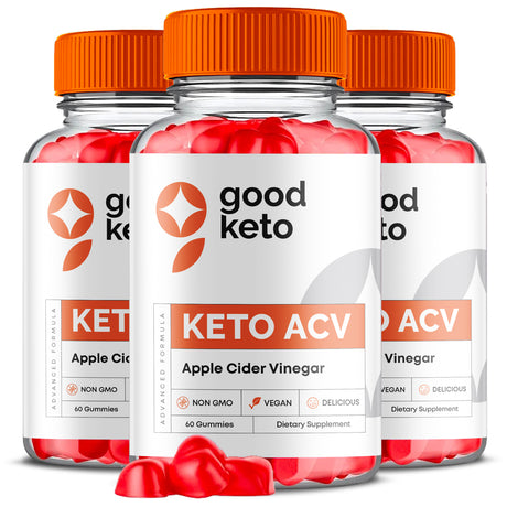 (3 Pack) Good Keto ACV Gummies - Supplement for Weight Loss - Energy & Focus Boosting Dietary Supplements for Weight Management & Metabolism - Fat Burn - 180 Gummies