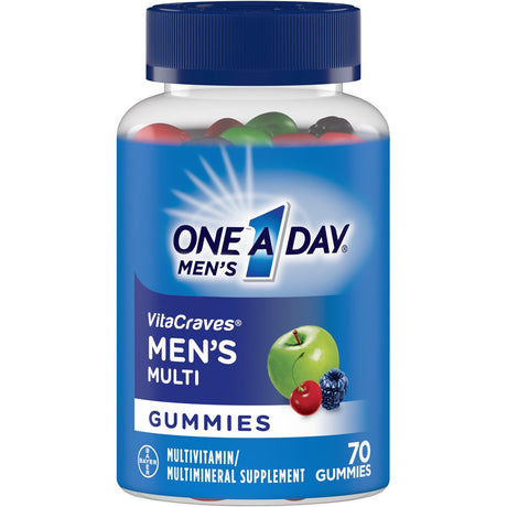 One a Day Men'S Vitacraves Gummies, Multivitamins for Men, 70 Count