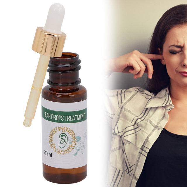 Tinnitus Treatment Drops, Relieve Tinnitus Improve Hearing Loss Ear Ringing Drops Safe Ingredients for Headache for Daily Use