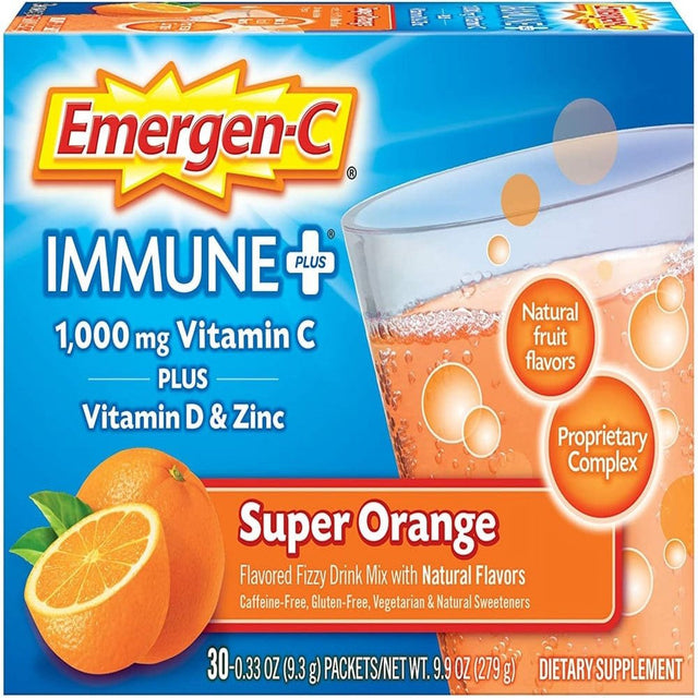 Emergen-C Immune plus Super Orange -- 30 Packets