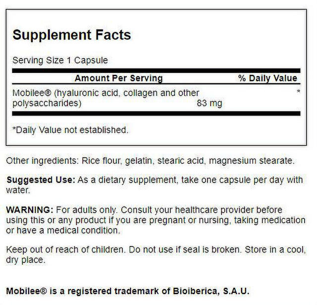 Swanson Hyaluronic Acid Complex 83 Mg 60 Caps 2 Pack