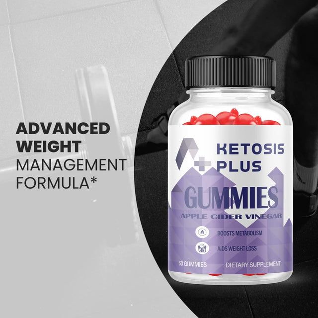 (2 Pack) Ketosis plus ACV Gummies - Supplement for Weight Loss - Energy & Focus Boosting Dietary Supplements for Weight Management & Metabolism - Fat Burn - 120 Gummies