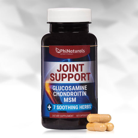 Glucosamine Chondroitin (Pack of 2) Capsules – MSM – Joint Supplements by Phi Naturals