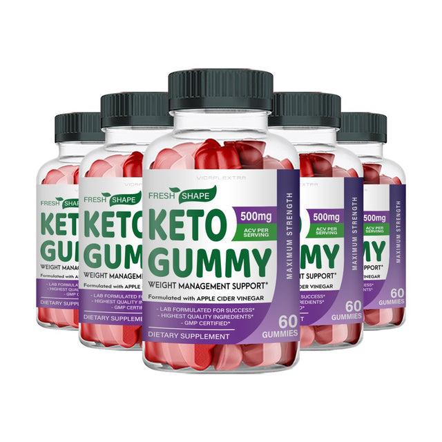 (5 Pack) Fresh Shape Gummies - Fresh Shape Keto ACV Gummies