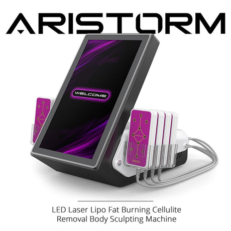 Aristorm LED Laser Lipo Fat Burning Cellulite Removal Body Sculpting Machine, Effective Home Beauty Treatment for Men and Women