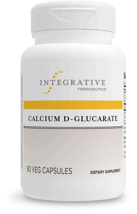 Integrative Therapeutics Calcium D-Glucarate - Dietary Supplement for Detox Systems and Support for Healthy Estrogen Metabolism - Gluten Free - Dairy Free - 90 Capsules