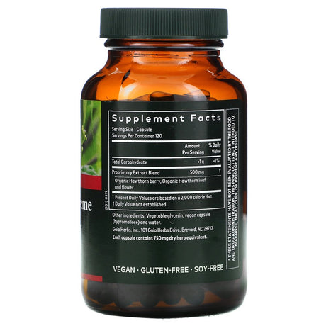 Gaia Herbs Hawthorn Supreme, 120 Vegan Liquid Phyto-Caps