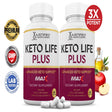 (2 Pack) Keto Life plus Max Keto ACV MAX Pills 1675Mg Dietary Supplement 120 Capsules