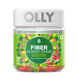 OLLY Fiber Gummy Rings, 5G Prebiotic Fiber, Digestive Support, FOS, Strawberry Watermelon, 50 Ct