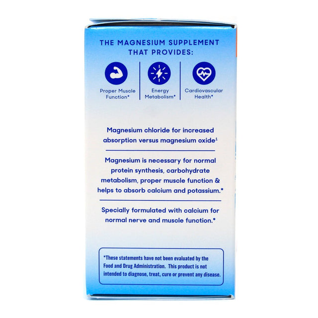 Slow-Mag Slow-Mag Magnesium Chloride with Calcium, 60 Tabs (Pack of 3) Packaging May Vary