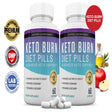 (2 Pack) Keto Burn Diet Pills Includes Apple Cider Vinegar Gobhb Exogenous Ketones Advanced Ketogenic Supplement Ketosis Support for Men Women 120 Capsules