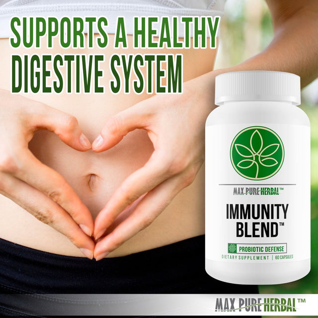 Immunity Blend Probiotic Defense - Supports Healthy Immune Response, Gut Health, Digestive Health to Help Your Body Naturally Fight Infections and Common Colds - 30 Servings