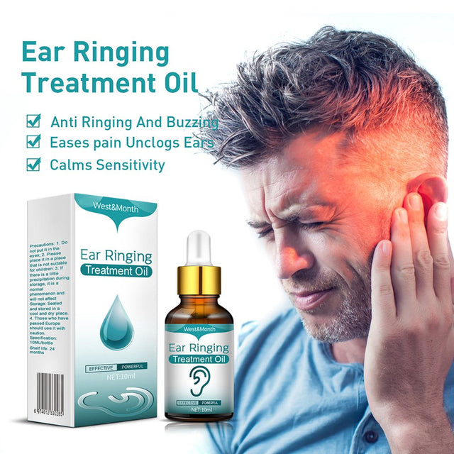 Pinfect Ear Ringing Relieving Serum Natural Plant Extract Oil for Unisex Health Care