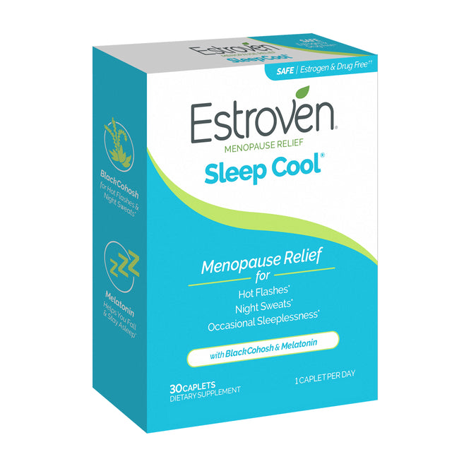 Estroven Sleep Cool for Menopause Relief Caplets, 30 Count