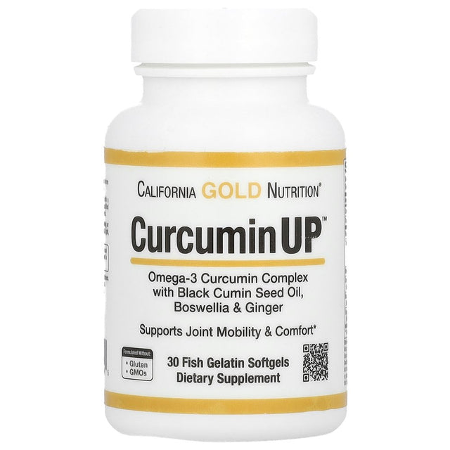 California Gold Nutrition Curcuminup, 30 Fish Gelatin Softgels