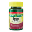 Spring Valley Iron Tablets Dietary Supplement Value Size, 65 Mg, 200 Count