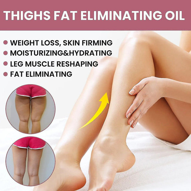 Thin Leg Fat Burning Oil Herbal Cellulite Slim Fat Burning Weight Loss Products Body Firming Thigh Slimming Essential Oil