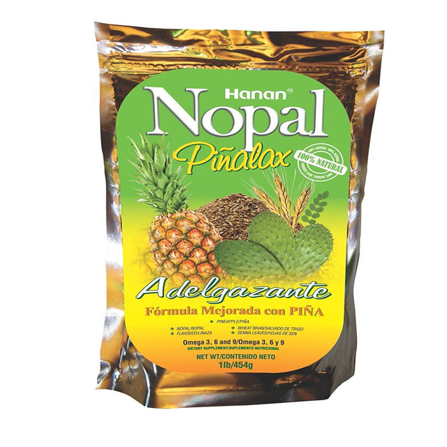 NOPAL PINALAX | 100% Natural High Fiber Blend | 1Lb / 454G | Naturally Aids in Cleansing the Colon | Improved Digestion and Increased Energy